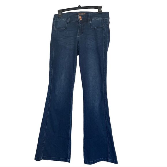 Dear John Dark Wash Flare Jeans, Size 27 - Picture 1 of 7